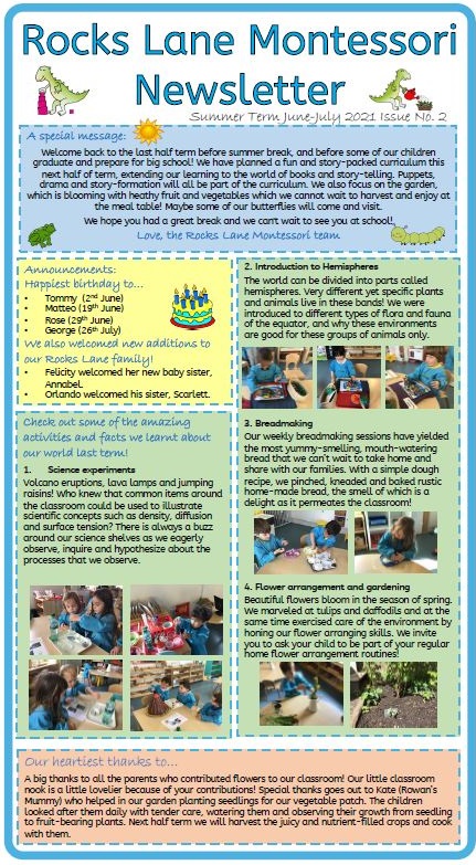 Summer 2021 Newsletter